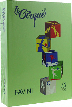 Бумага цветная "Le Cirque №207 Quadrifoglio", A4, 80гр, 500л, зеленый клевер