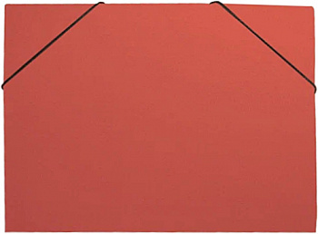 KALAM.KZ - Папка с резинкой А4, 0,50мм, оранжевая, пластик Bindermax