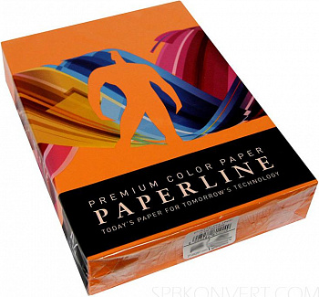 Бумага цветная "Paperline №240", A3, 160гр, 250л, Saffron Оранжевый